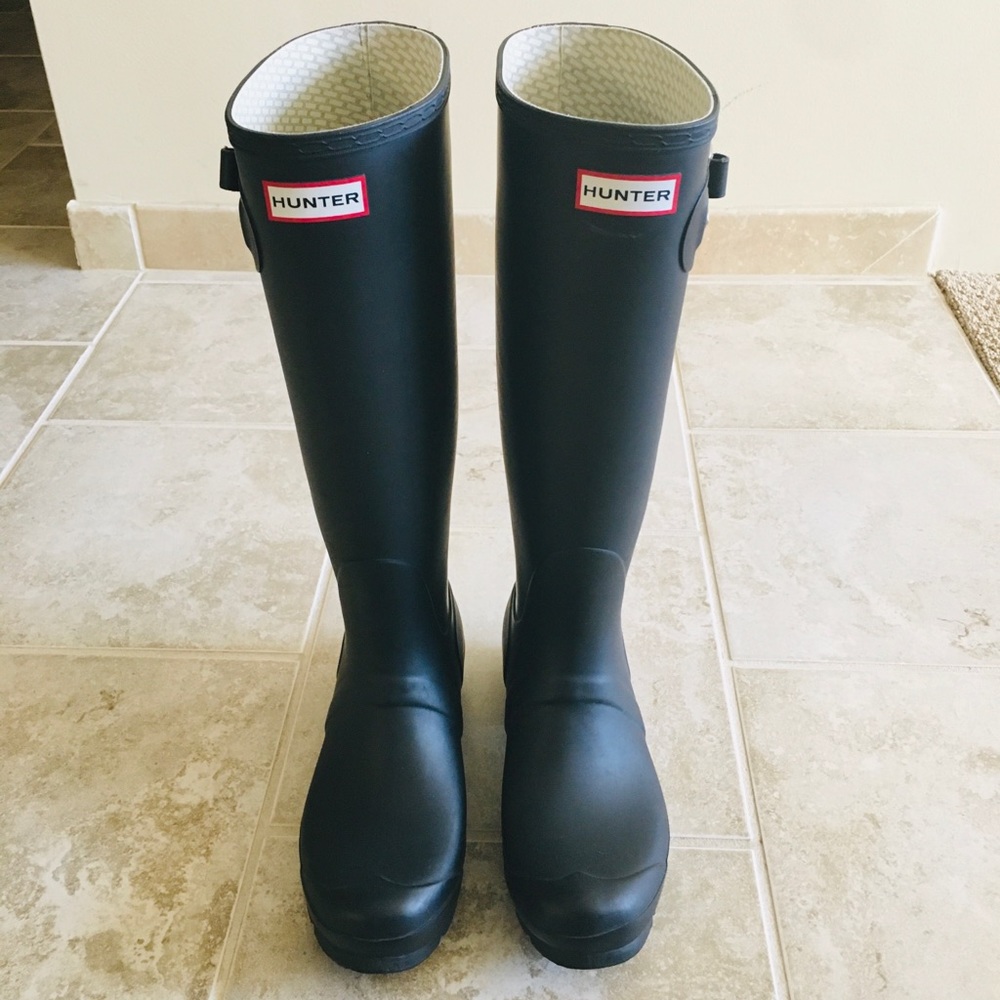 Hunter Women's Original Tall Rain Boots Black